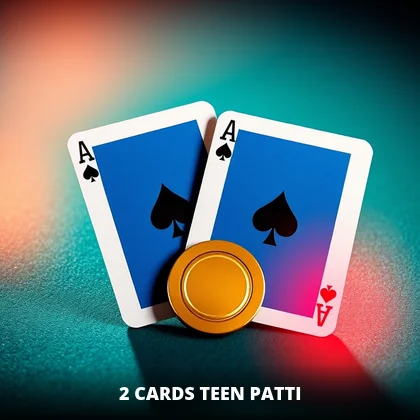 2 Cards Teen Patti live game on the 99exch casino floor
